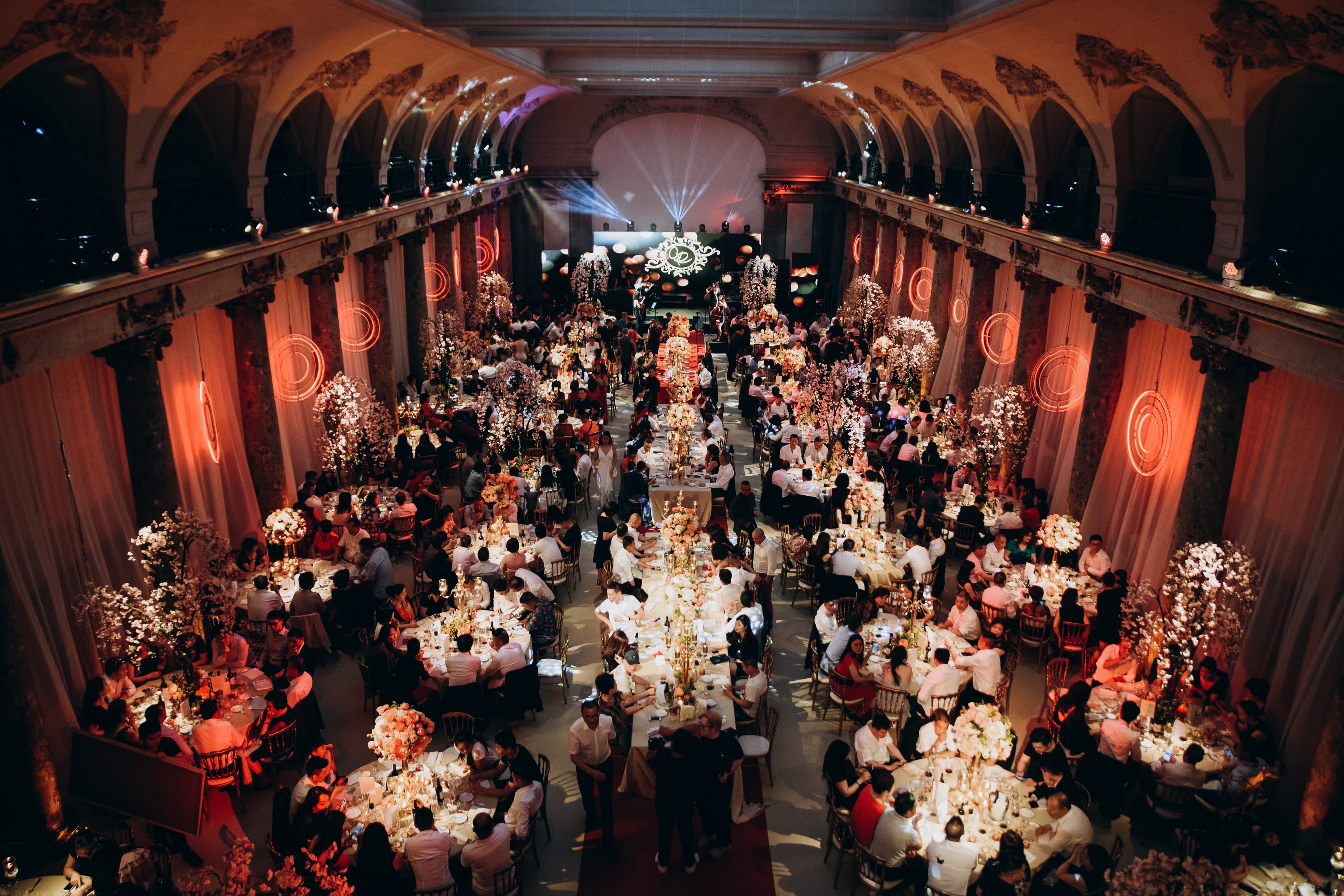 Wedding stage styling